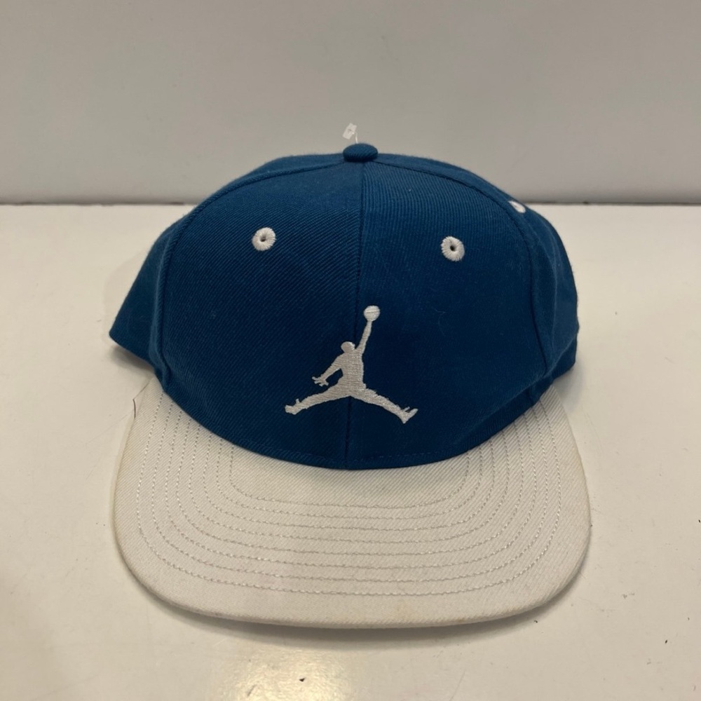 Air Jordan Blue White Unisex youth Adjustable Snapback Ball Cap Jordan T…